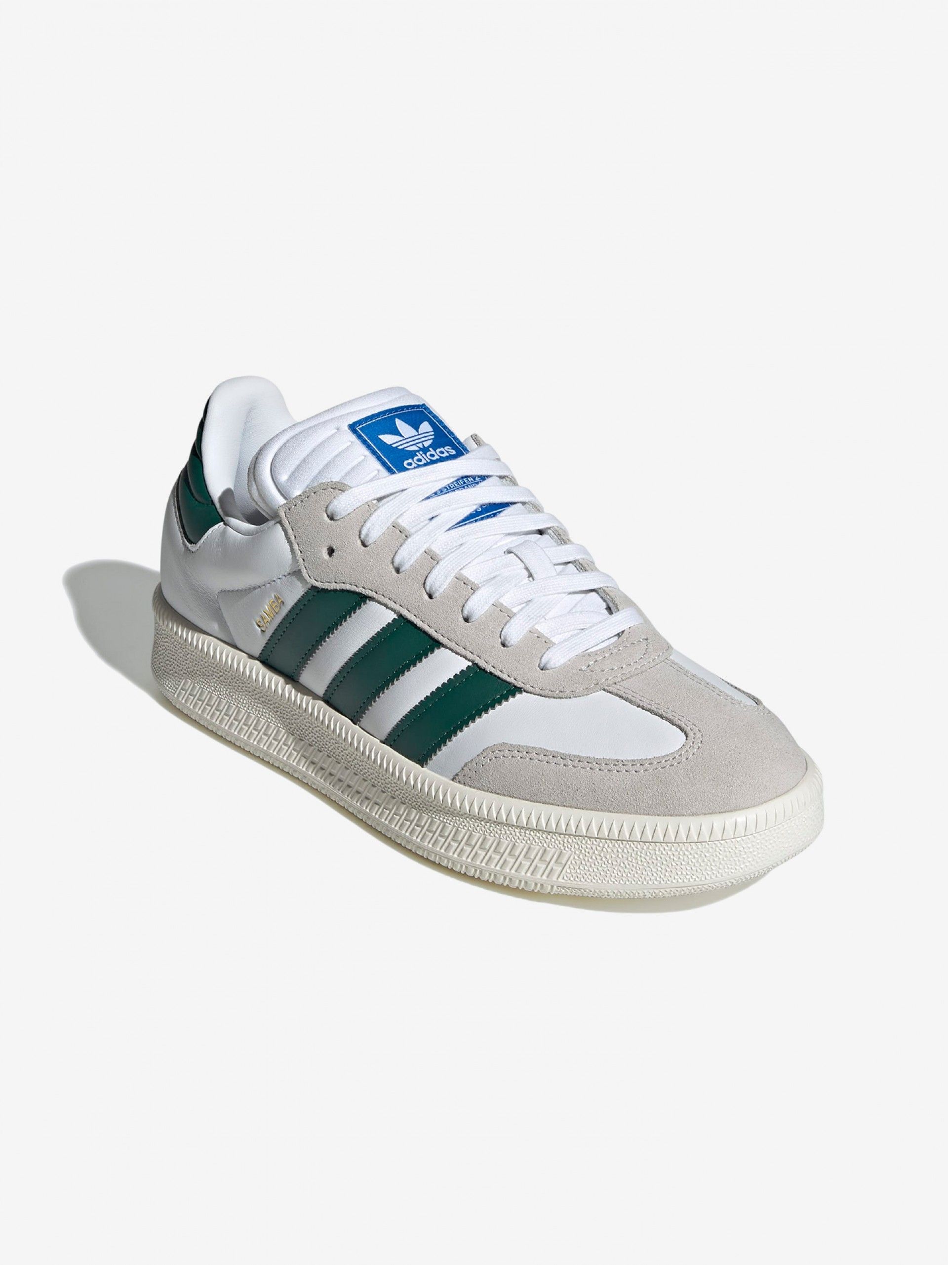 Sapatilhas Adidas Samba XLG Brancas e Verdes