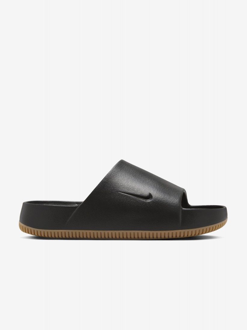 Chinelos Nike Calm Pretos e Camel Para Homem