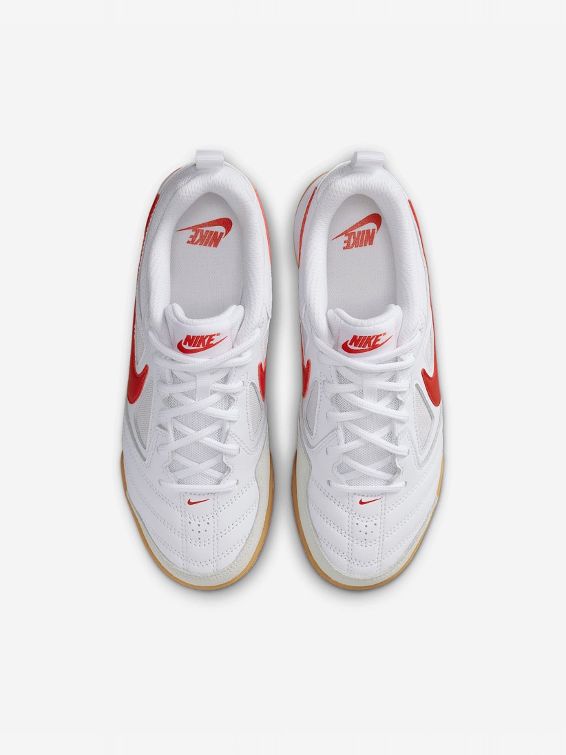 Sapatilhas Nike Gato Brancas e Vermelhas Jnior
