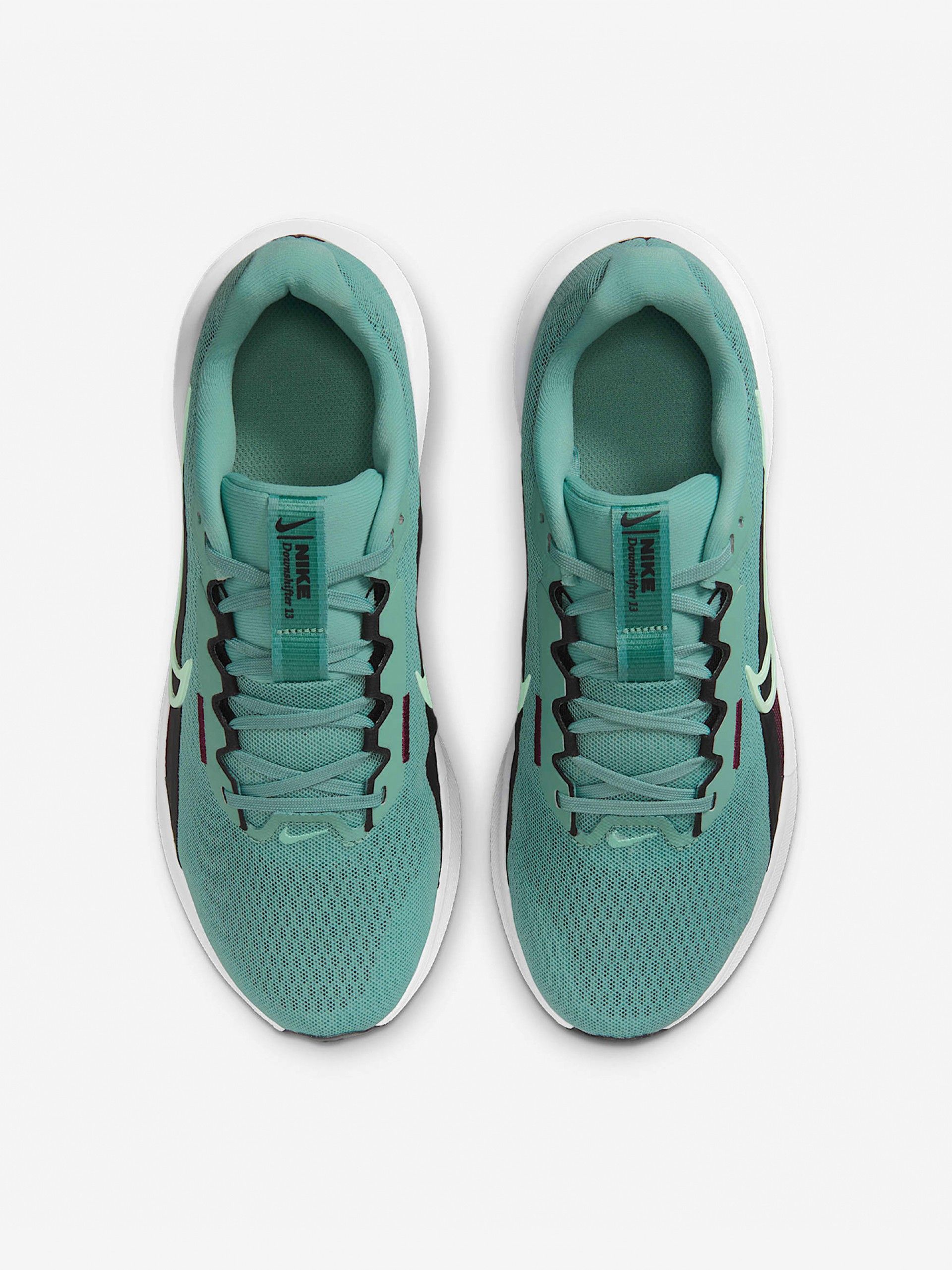 Nike Downshifter 13 Green Running Trainers For Women