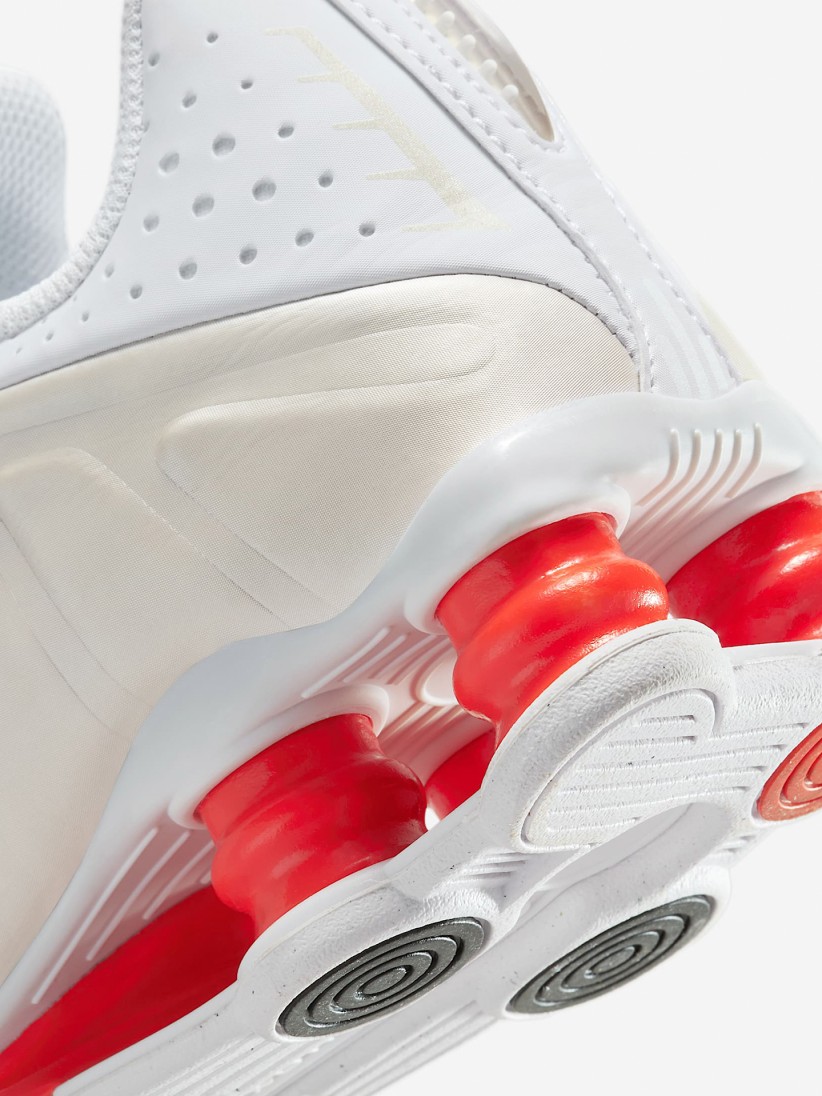 Sapatilhas Nike Shox R4 Brancas Jnior
