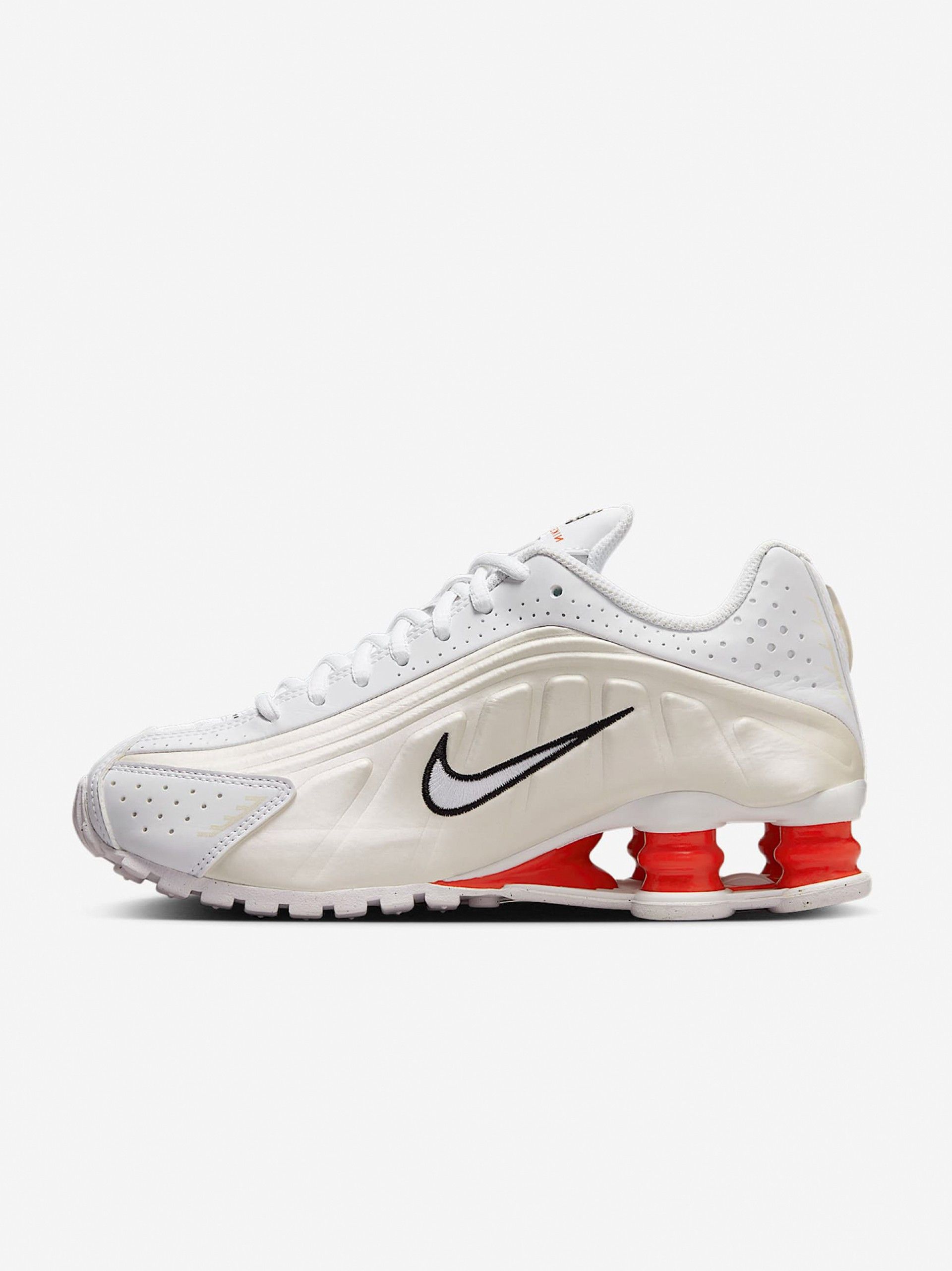 Nike Shox R4 White Junior Sneakers