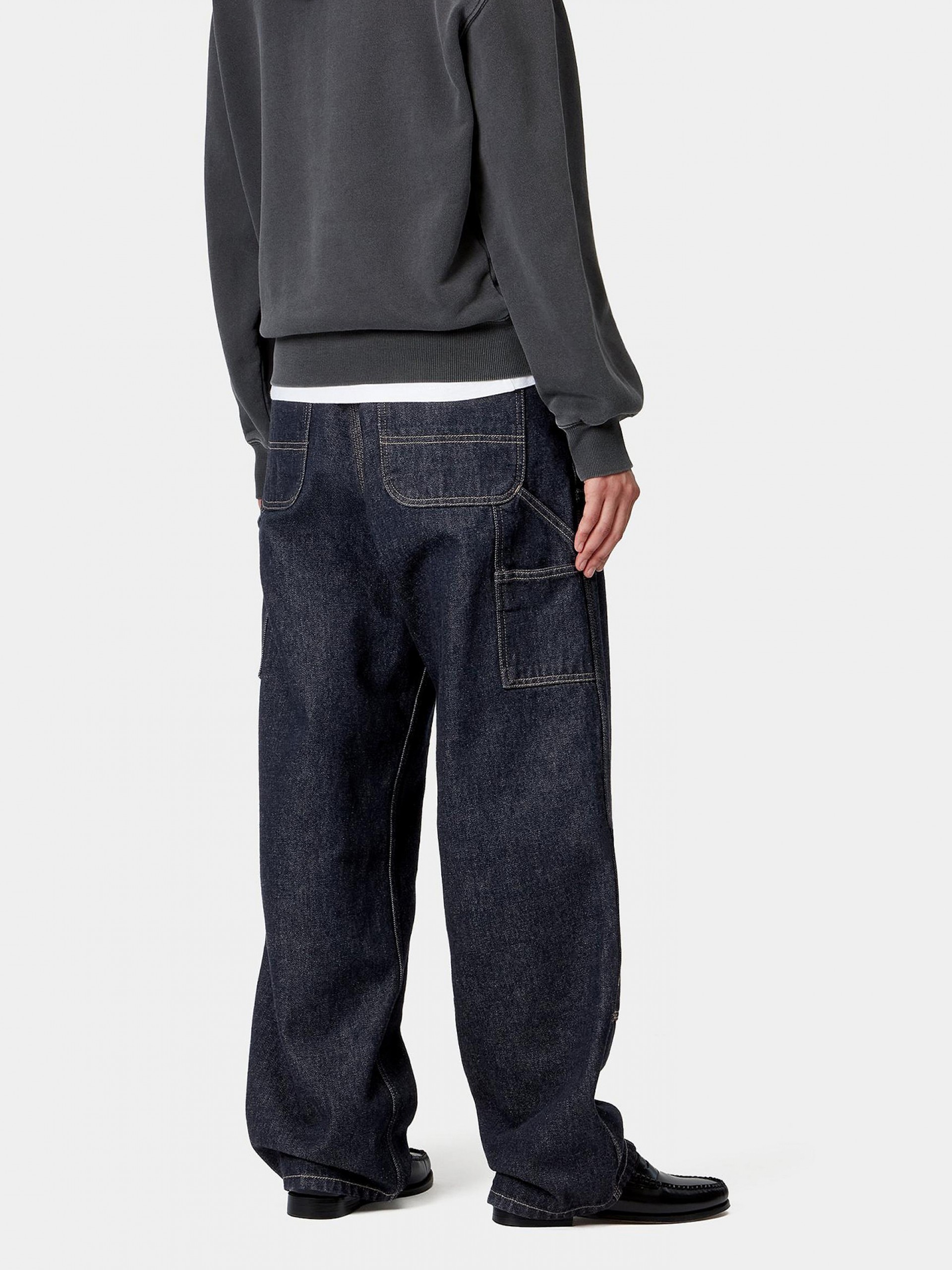 Pantalones Vaqueros Carhartt WIP Brandon Double Knee W Azules