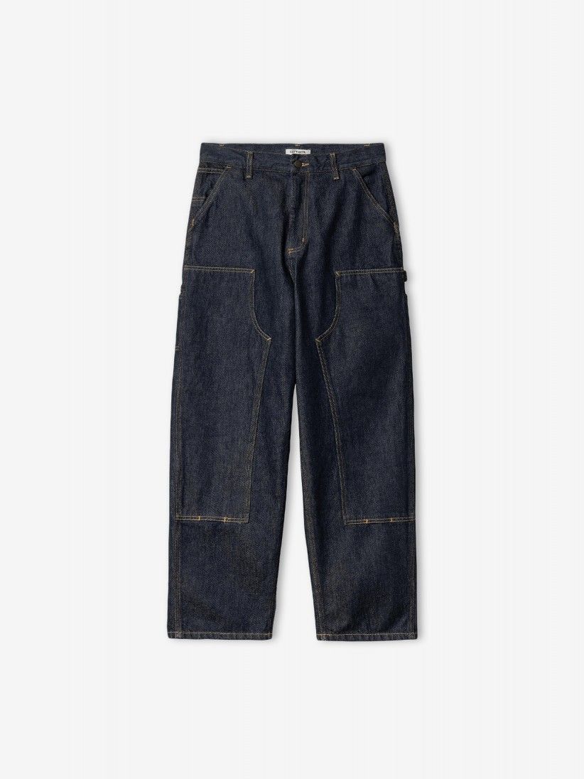 Calas de Ganga Carhartt WIP Brandon Double Knee W Azuis