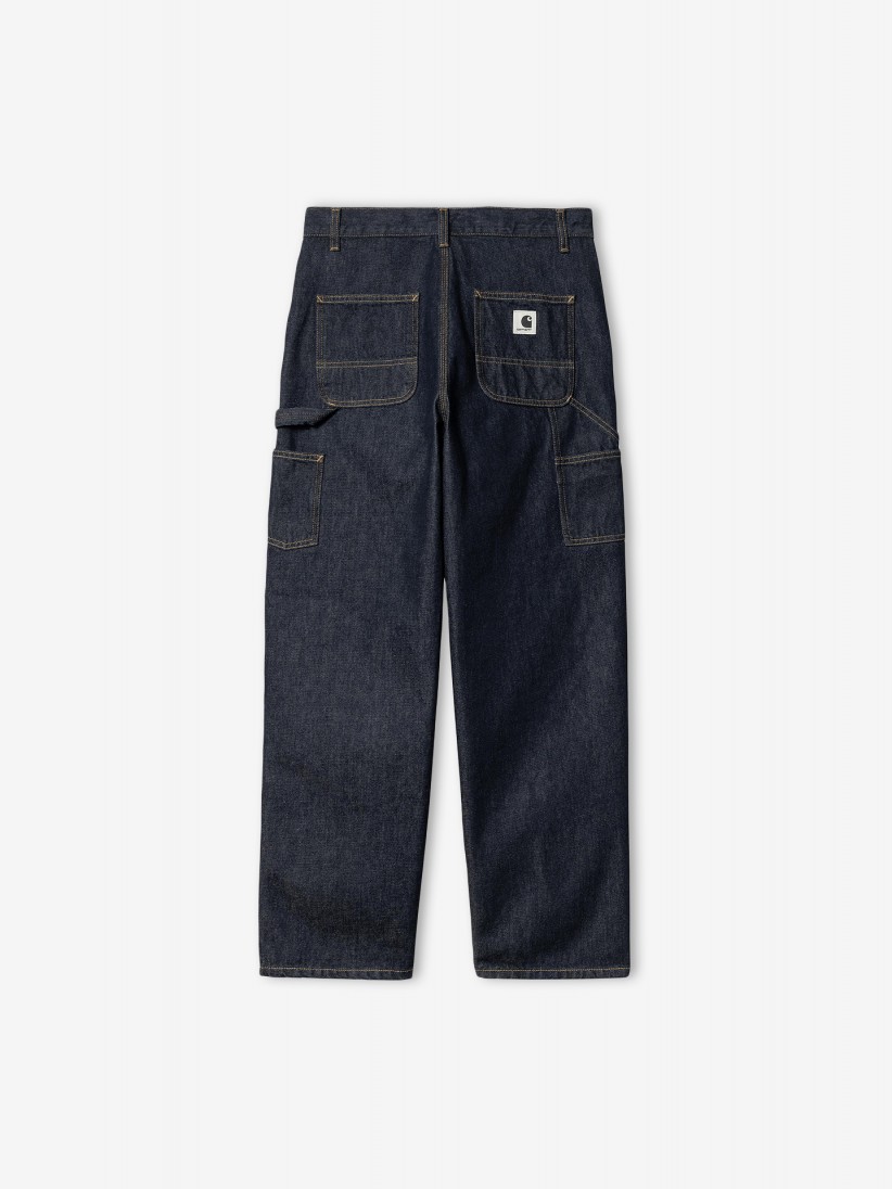 Calas de Ganga Carhartt WIP Brandon Double Knee W Azuis
