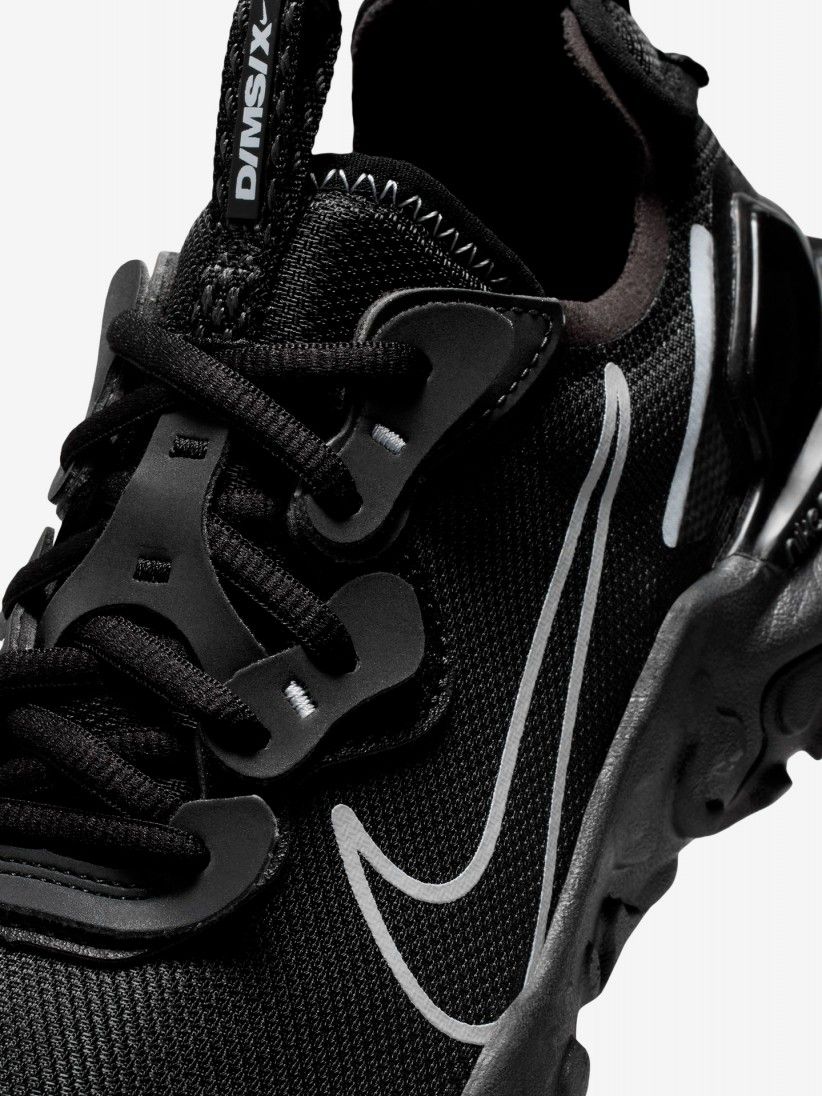 Zapatillas Nike React Vision Negras Jnior