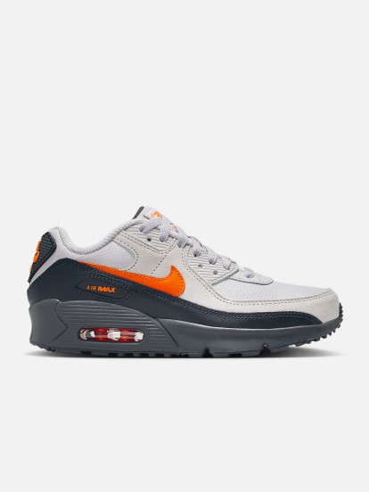 Sapatilhas Nike Air Max 90 SE Cinzentas e Pretas Jnior