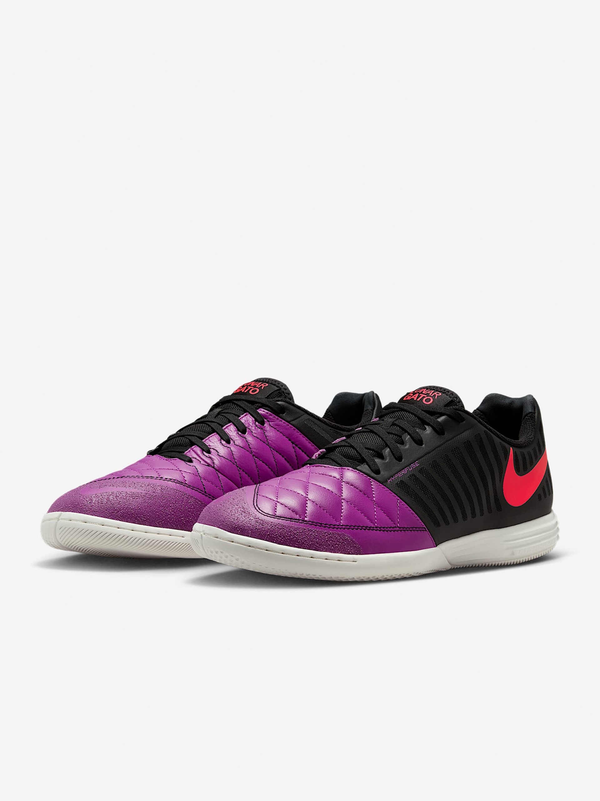 Sapatilhas Nike Lunar Gato II IN Pretas e Roxas Para Homem