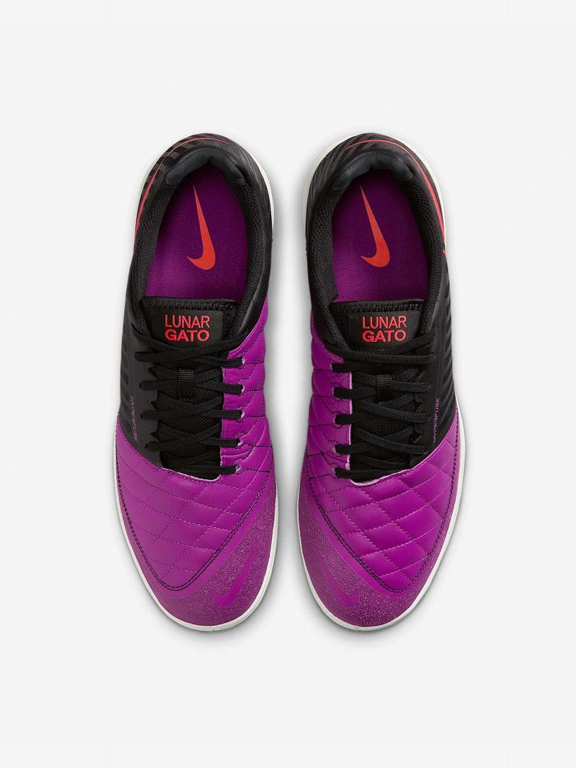 Sapatilhas Nike Lunar Gato II IN Pretas e Roxas Para Homem