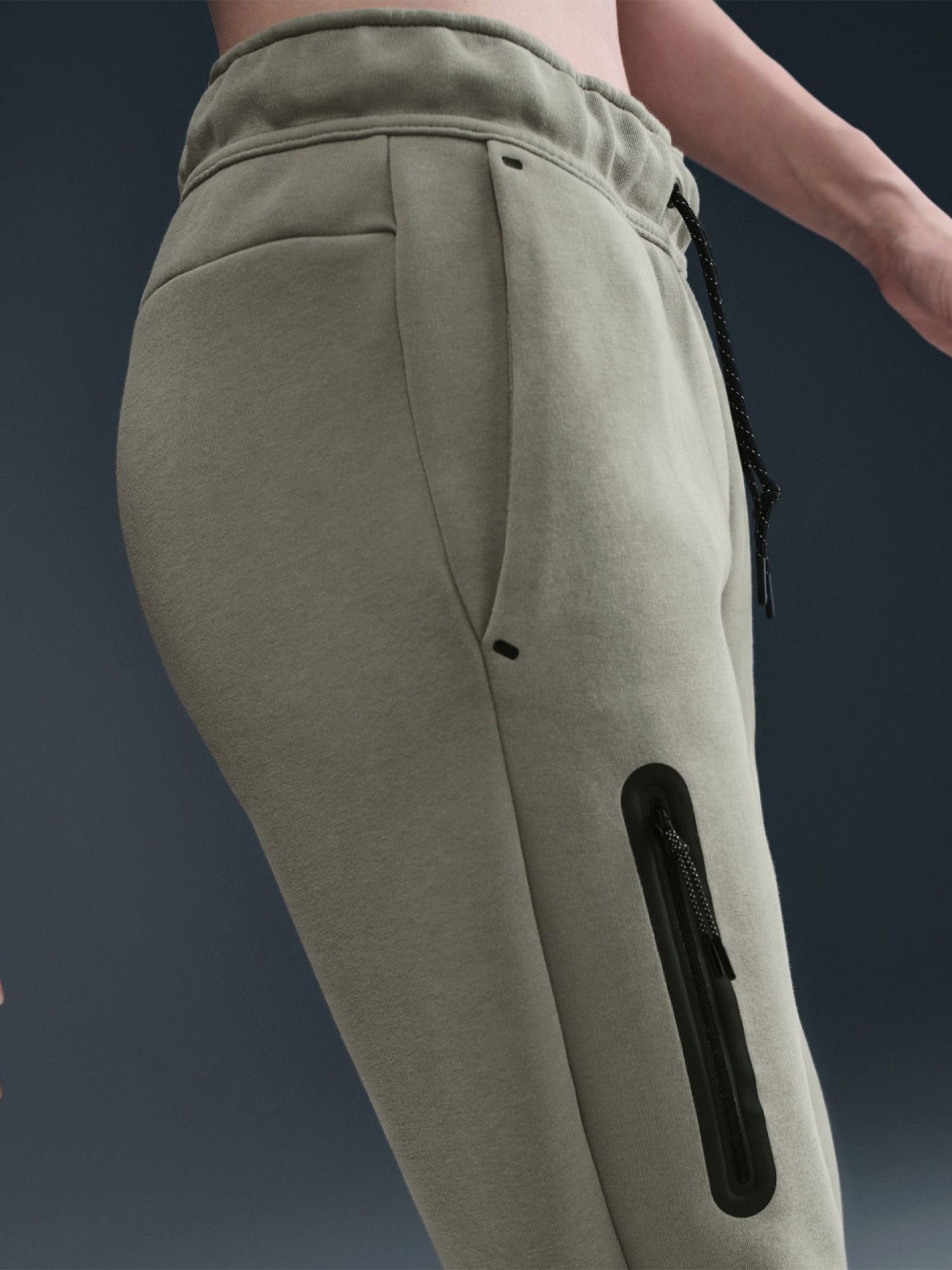 Pantalones Nike Sportswear Tech Fleece Mid-Rise Verdes Para Mujer