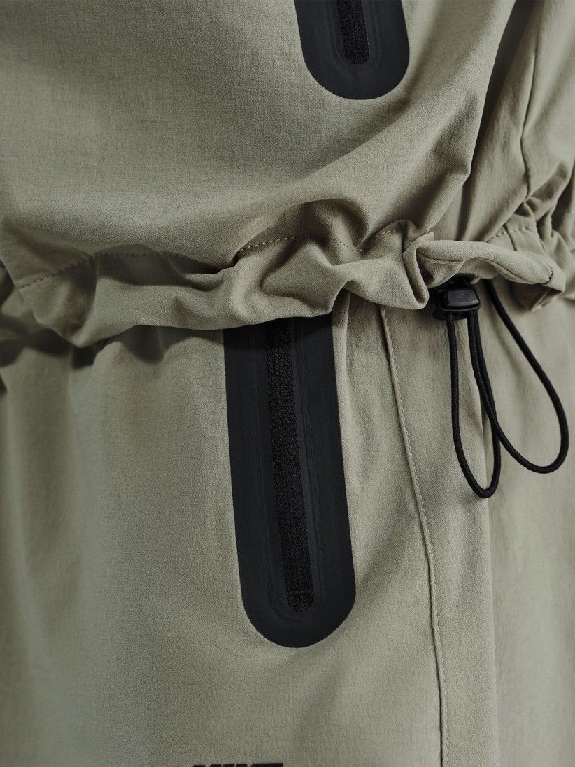 Nike Tech Woven Green Hooded Windbreaker Jacket For Men