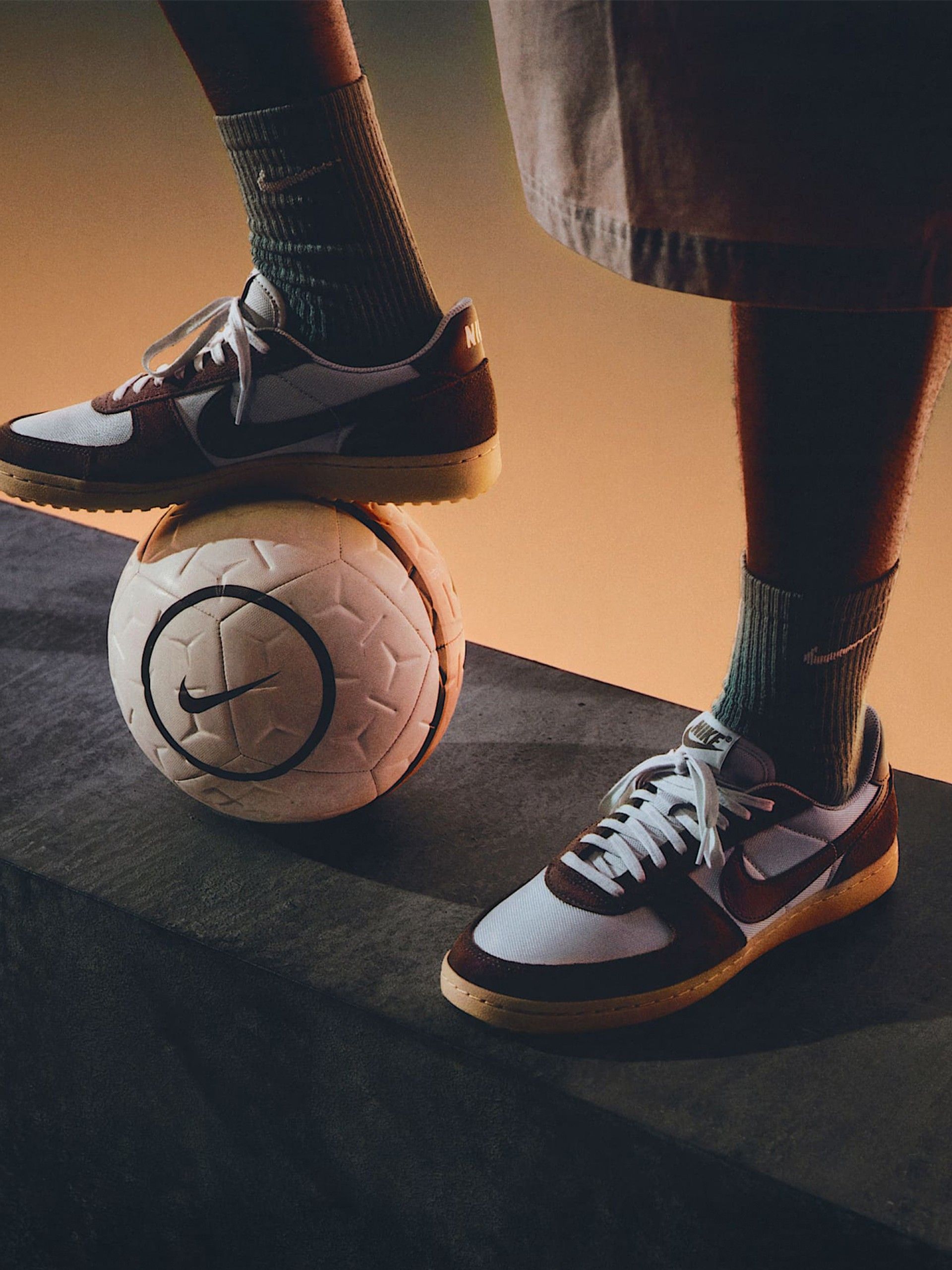 Zapatillas Nike Field General Marrones y Azules Para Hombre