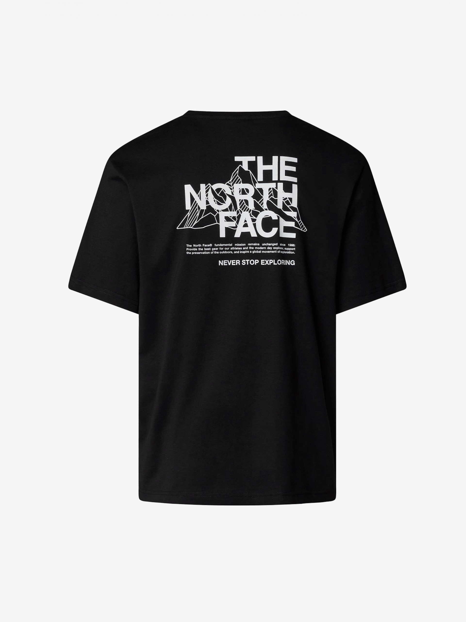 T-shirt The North Face Mountain Sketch Preta