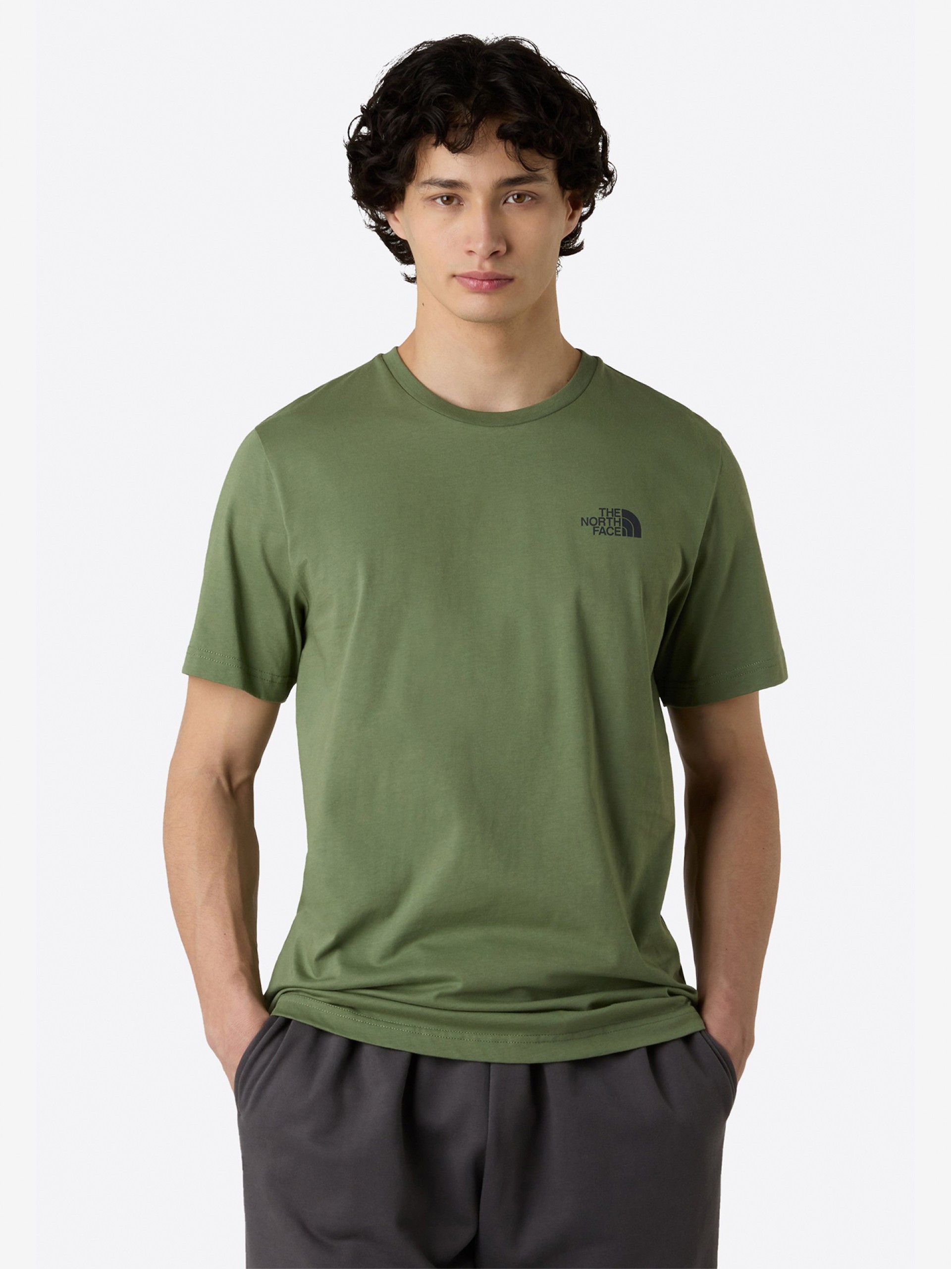 T-shirt The North Face Mountain Sketch Verde