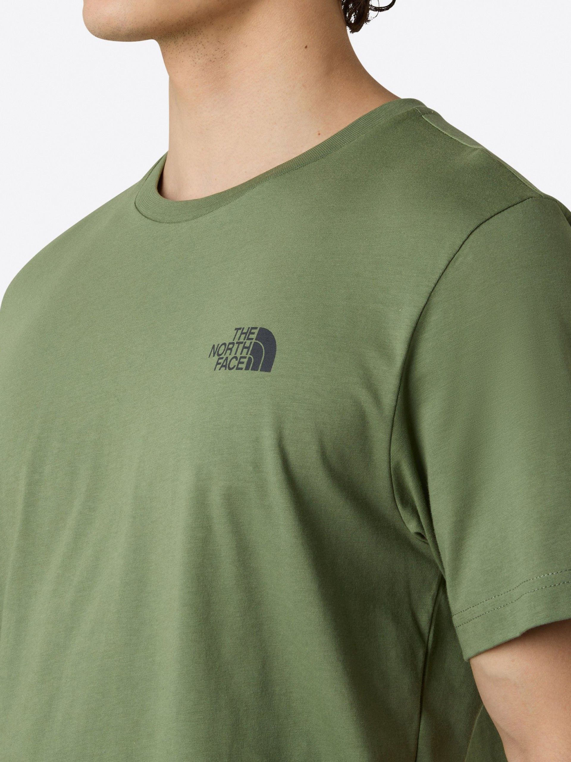 T-shirt The North Face Mountain Sketch Verde
