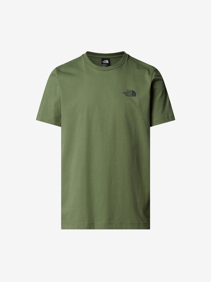 T-shirt The North Face Mountain Sketch Verde