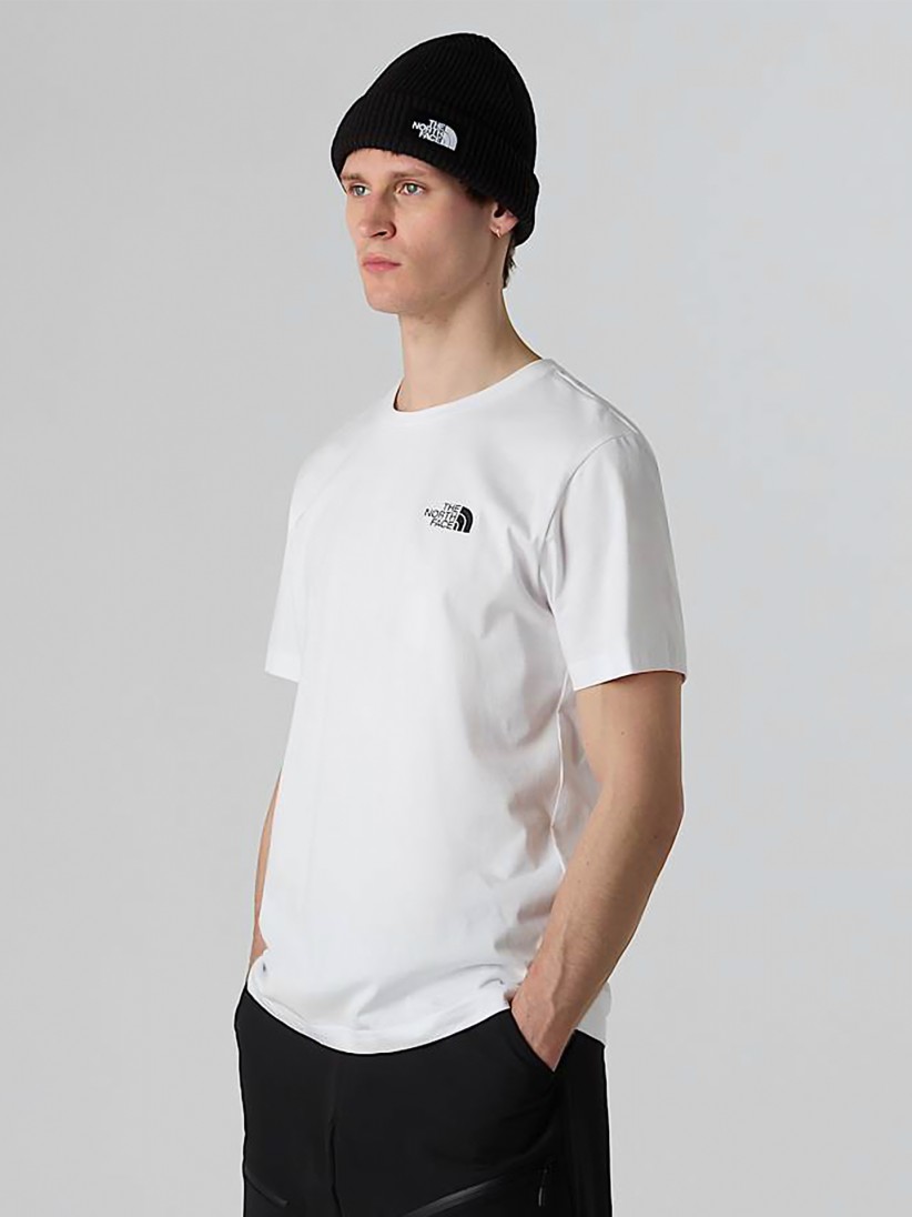 T-shirt The North Face Vertical Logo Branca