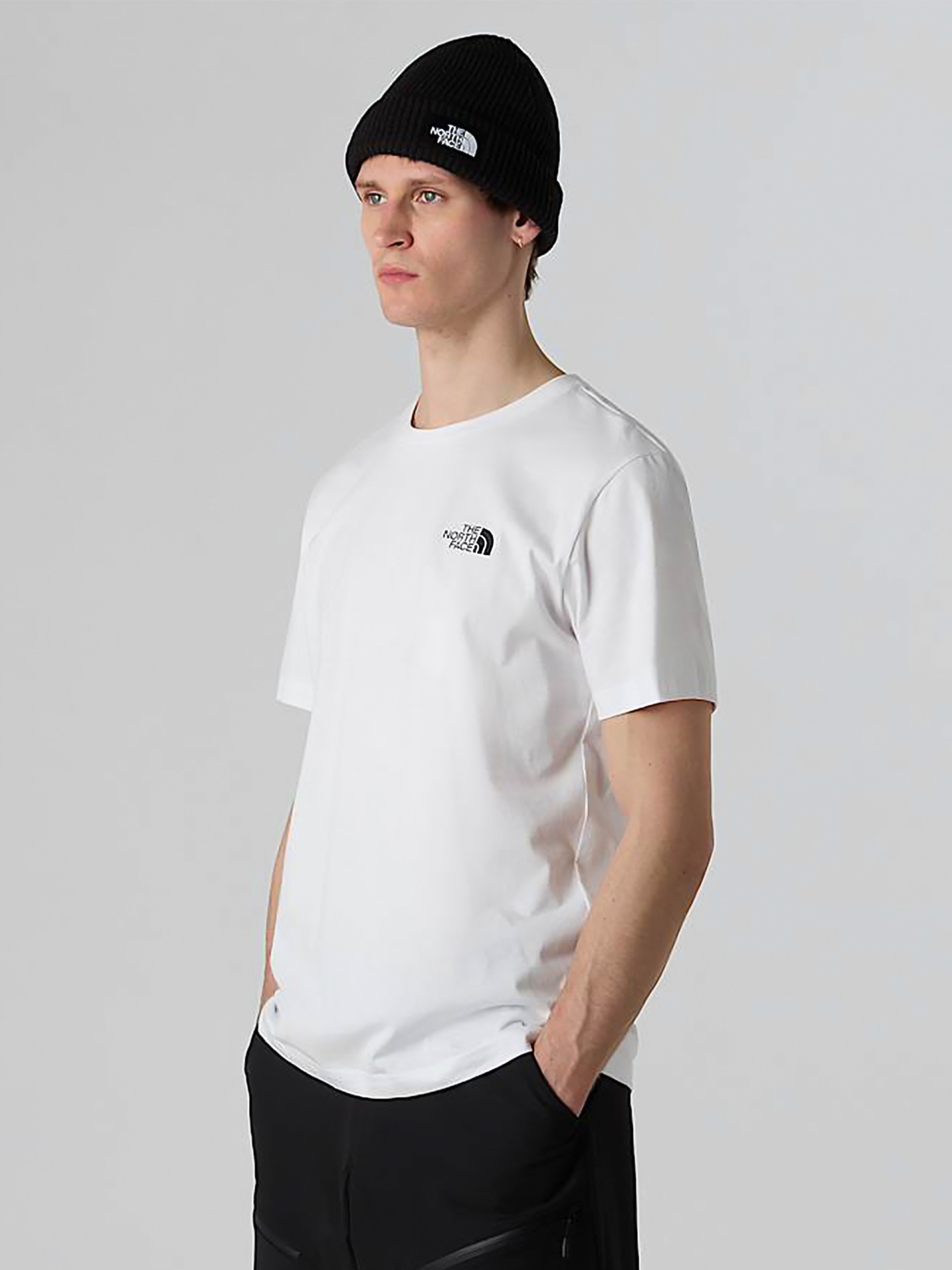 The North Face Vertical Logo White T-shirt