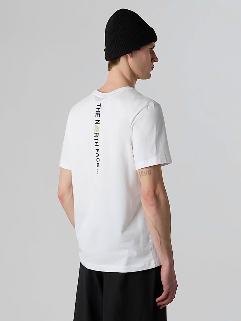 T-shirt The North Face Vertical Logo Branca