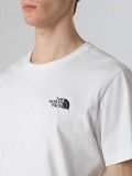 T-shirt The North Face Vertical Logo Branca