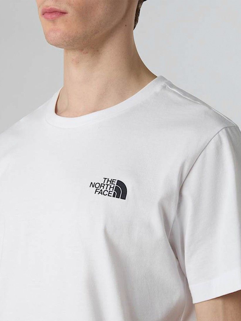 T-shirt The North Face Vertical Logo Branca