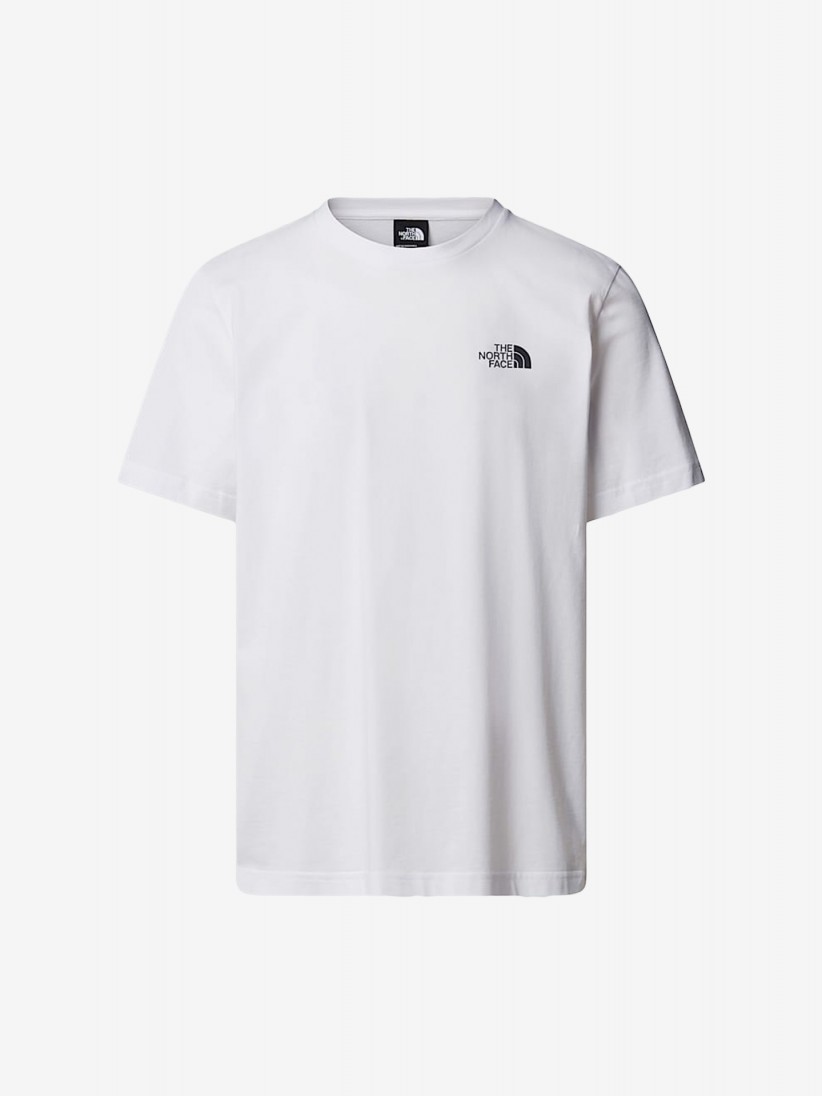 T-shirt The North Face Vertical Logo Branca