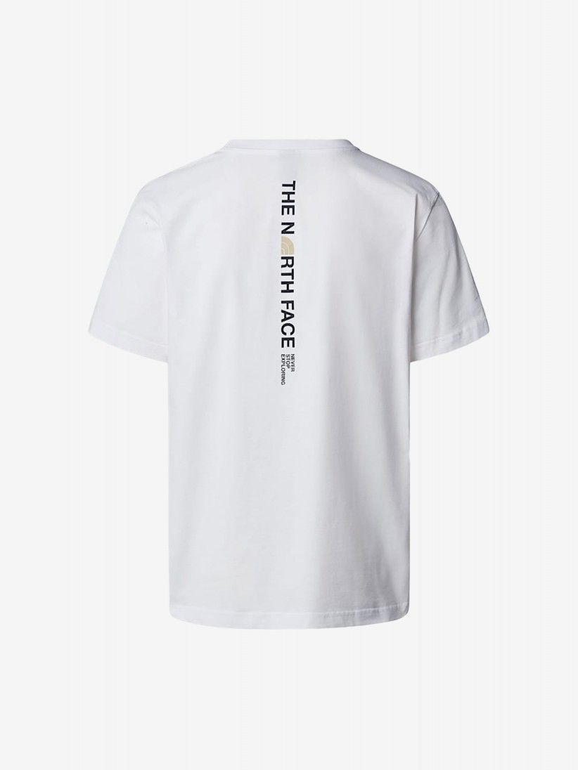 T-shirt The North Face Vertical Logo Branca