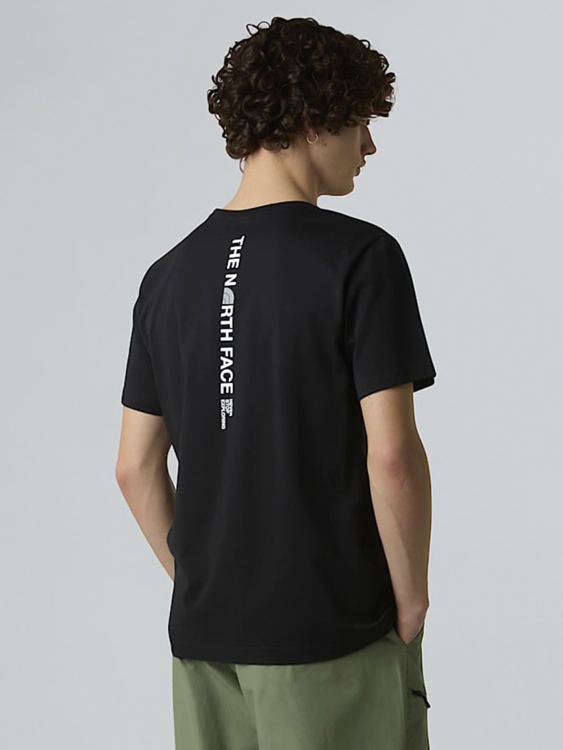 T-shirt The North Face Vertical Logo Preta
