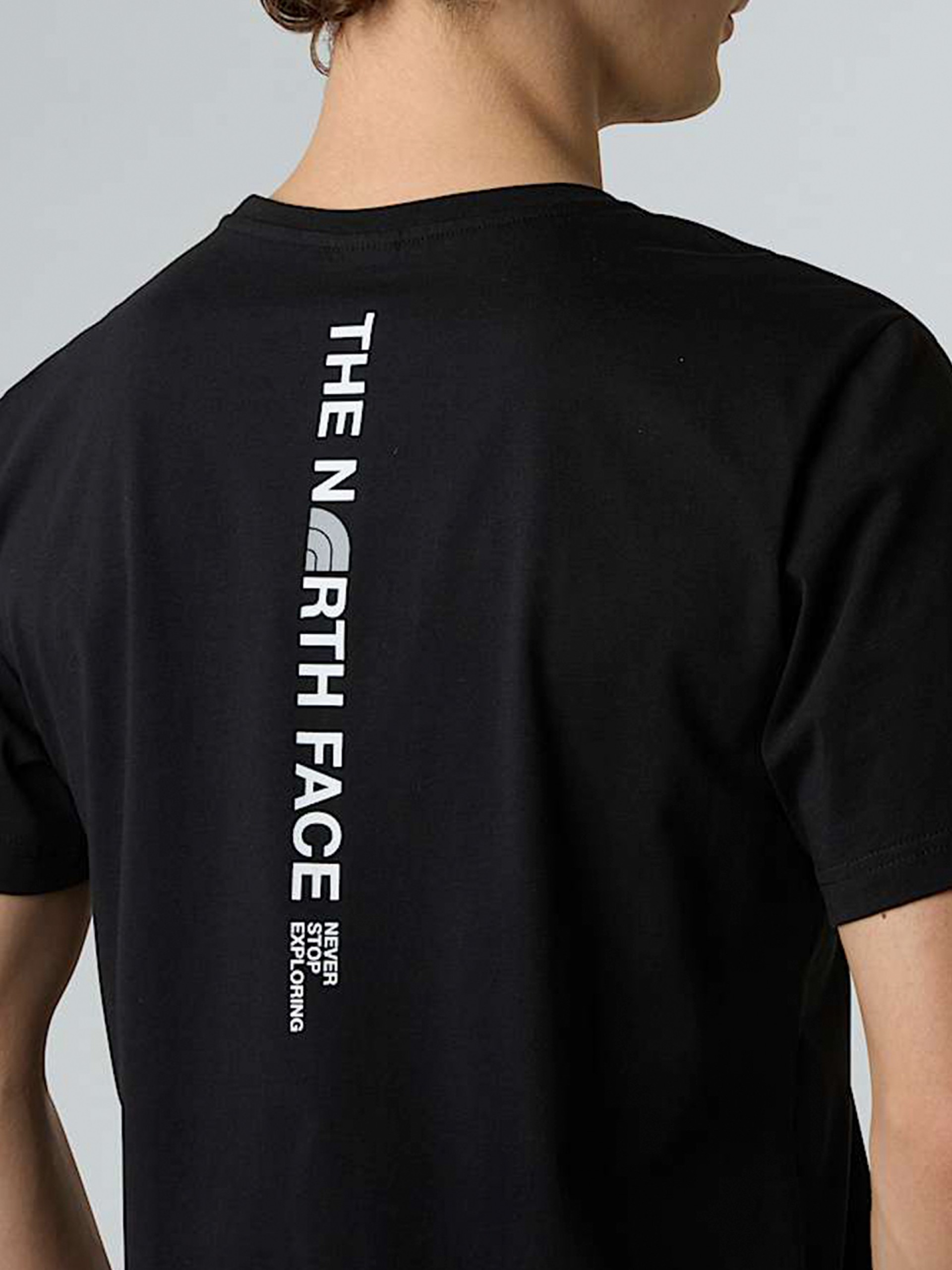The North Face Vertical Logo Black T-shirt