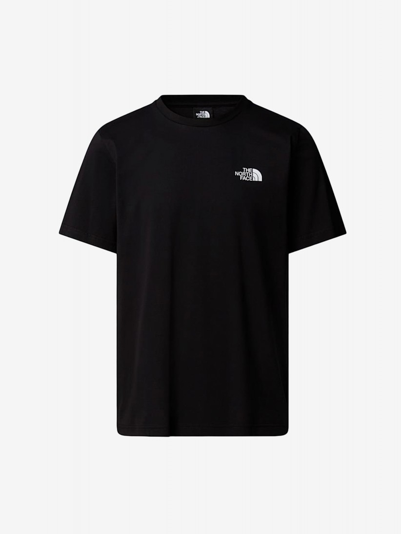 T-shirt The North Face Vertical Logo Preta