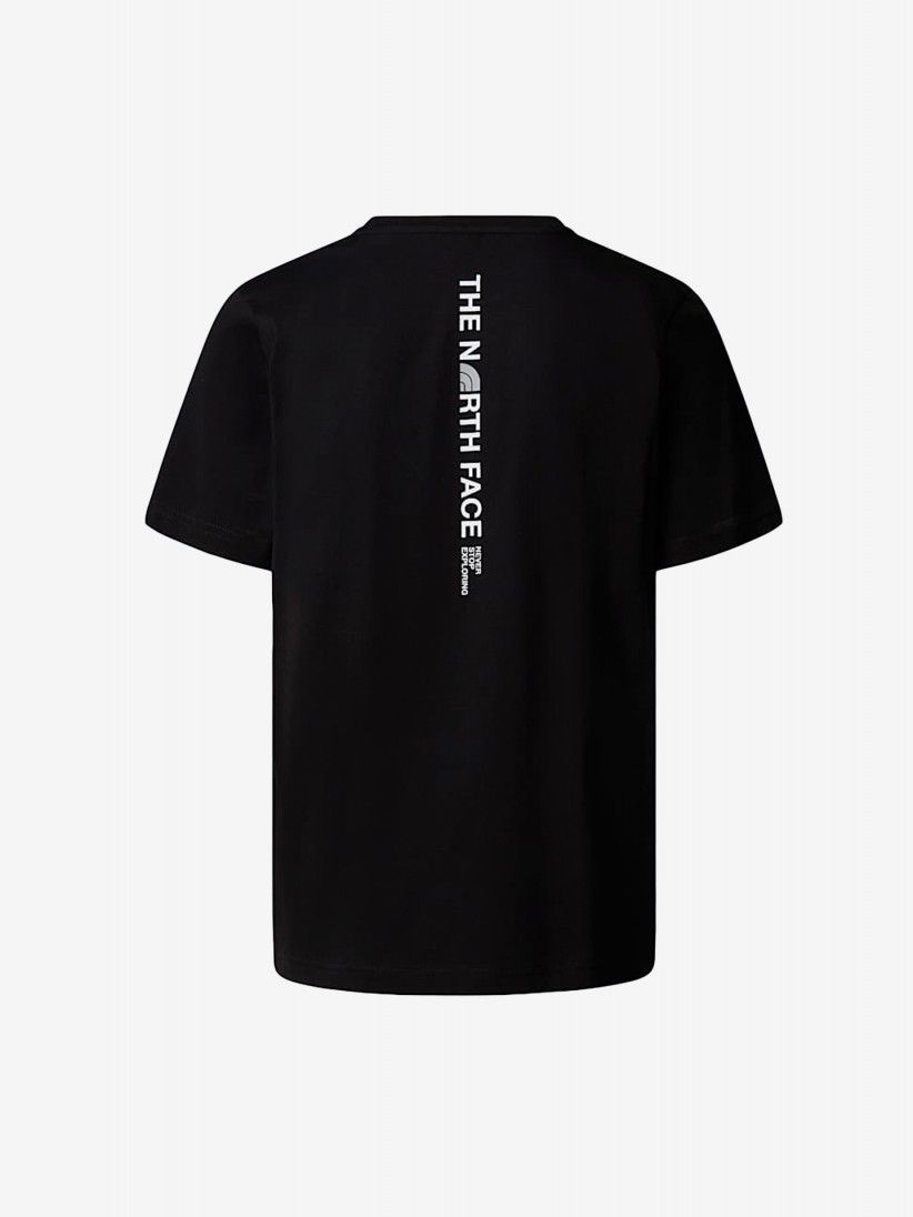 T-shirt The North Face Vertical Logo Preta