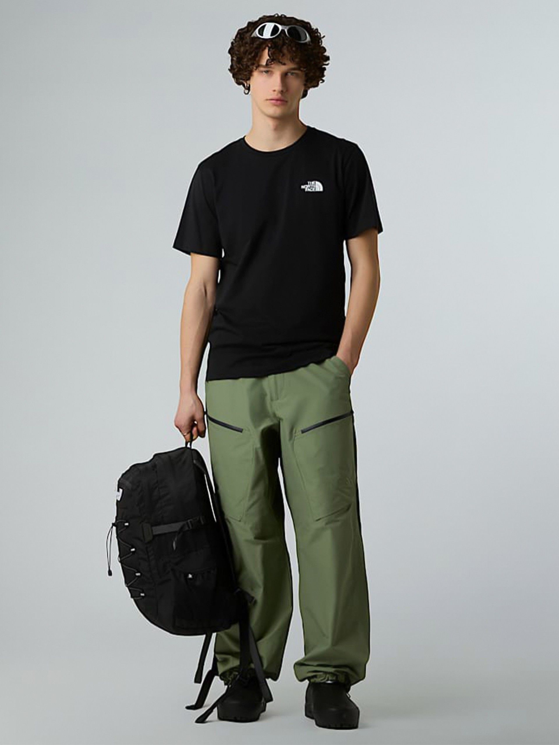 T-shirt The North Face Vertical Logo Preta