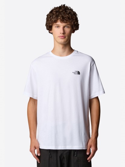 T-shirt The North Face Half Dome Photo Branca