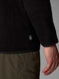 Camisola com Fecho The North Face Glacier Fleece Preta