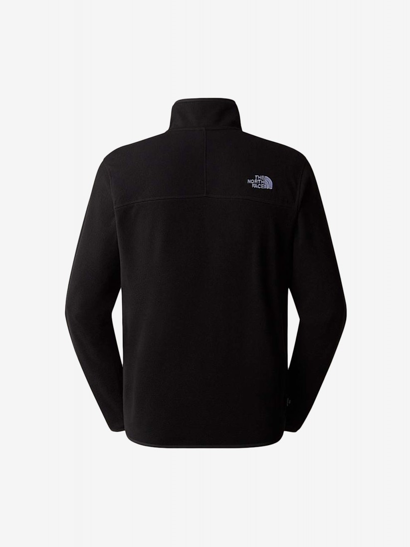 Camisola com Fecho The North Face Glacier Fleece Preta