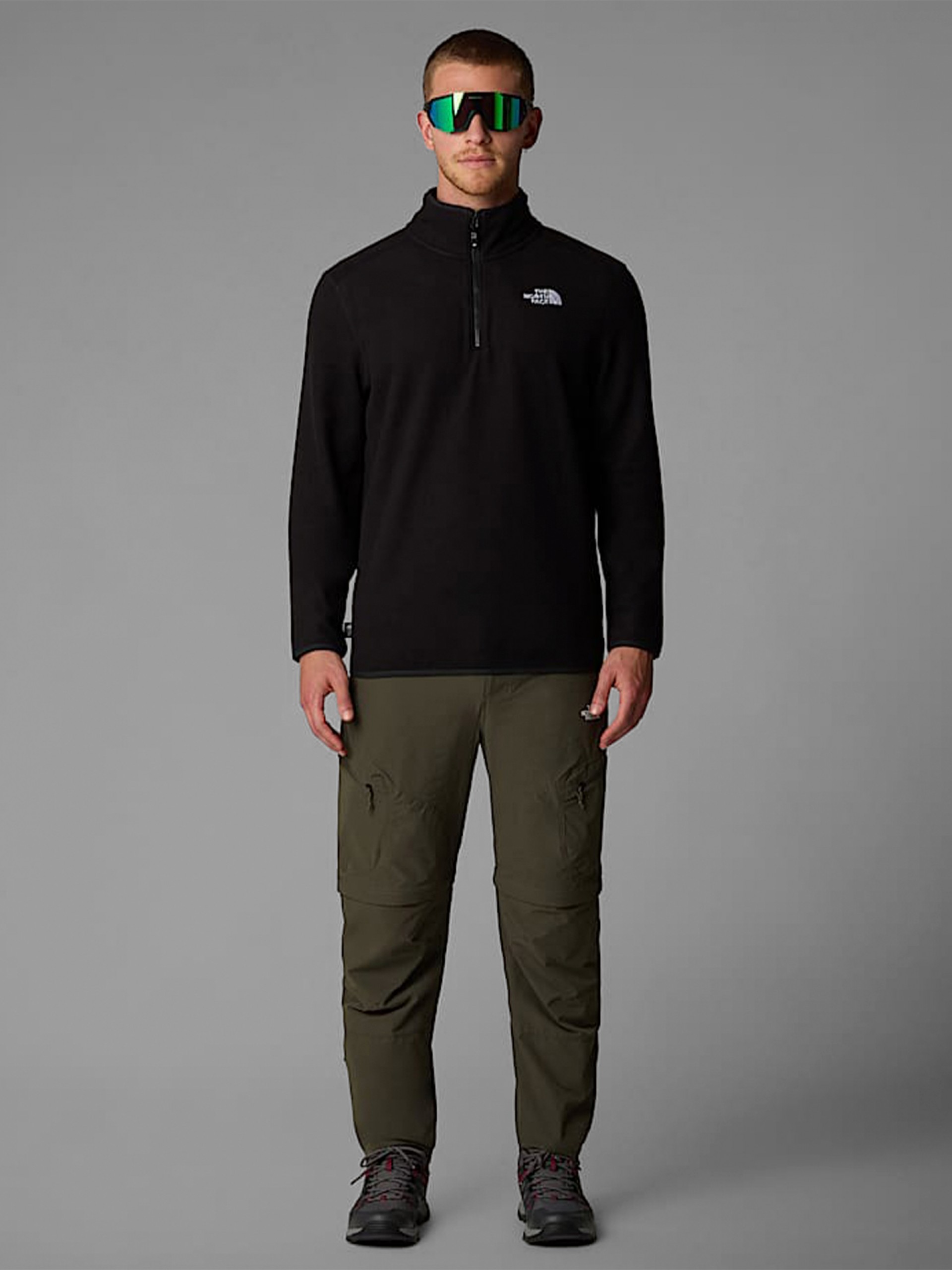 The North Face Glacier Fleece Black Zip Sweater
