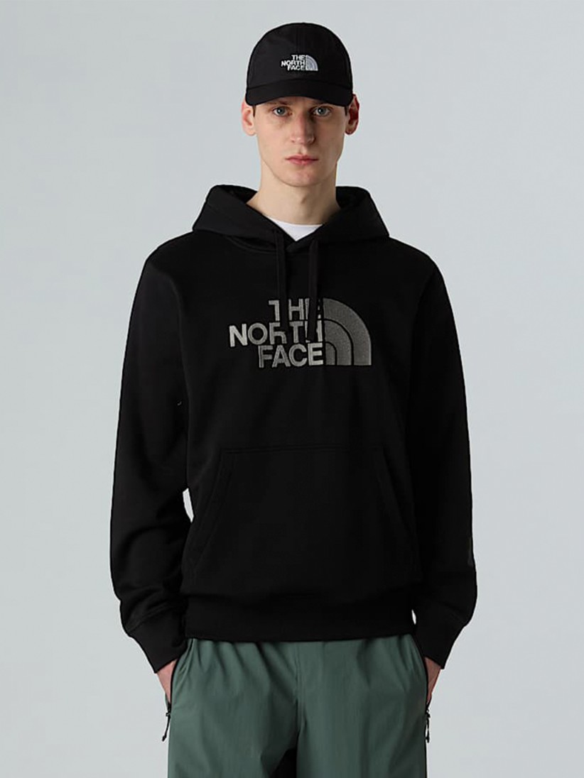 Camisola com Capuz The North Face Drew Peak Pullover Preta