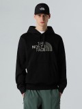 Camisola com Capuz The North Face Drew Peak Pullover Preta