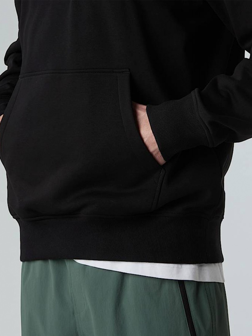 Camisola com Capuz The North Face Drew Peak Pullover Preta