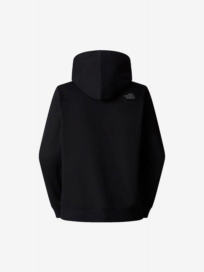 Camisola com Capuz The North Face Drew Peak Pullover Preta
