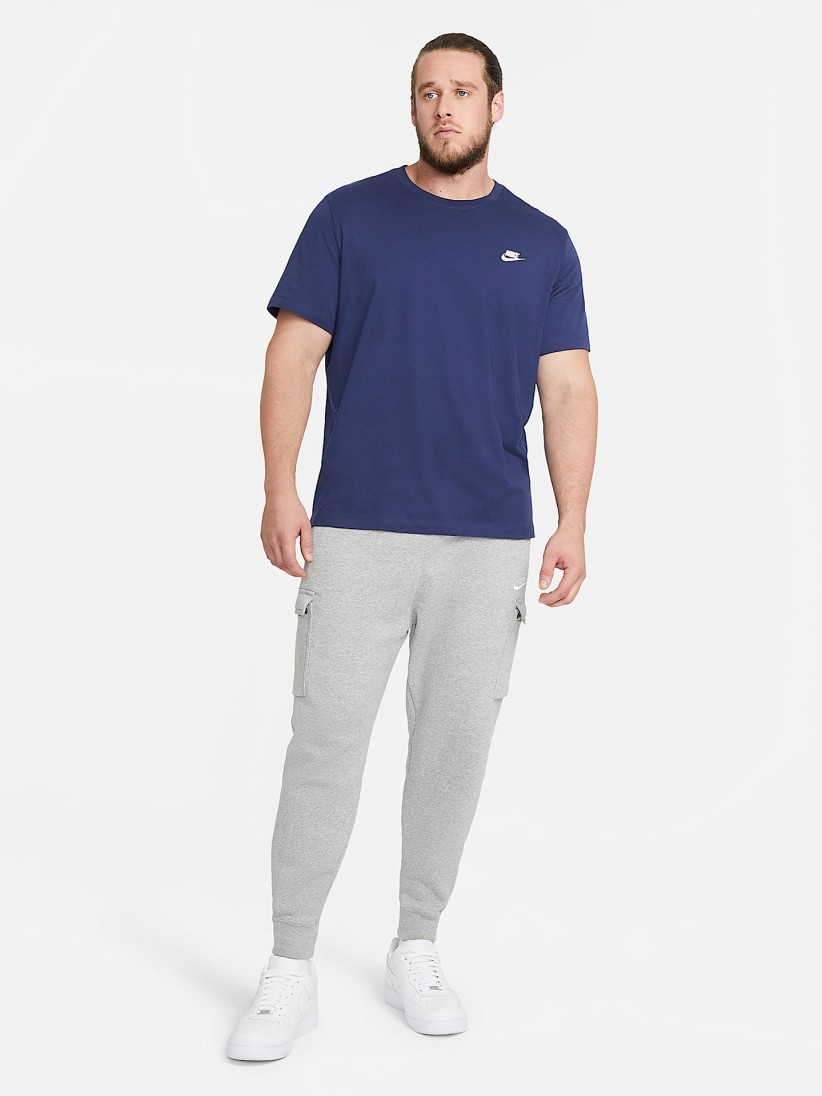 T-shirt Nike Sportswear Club Azul Para Homem