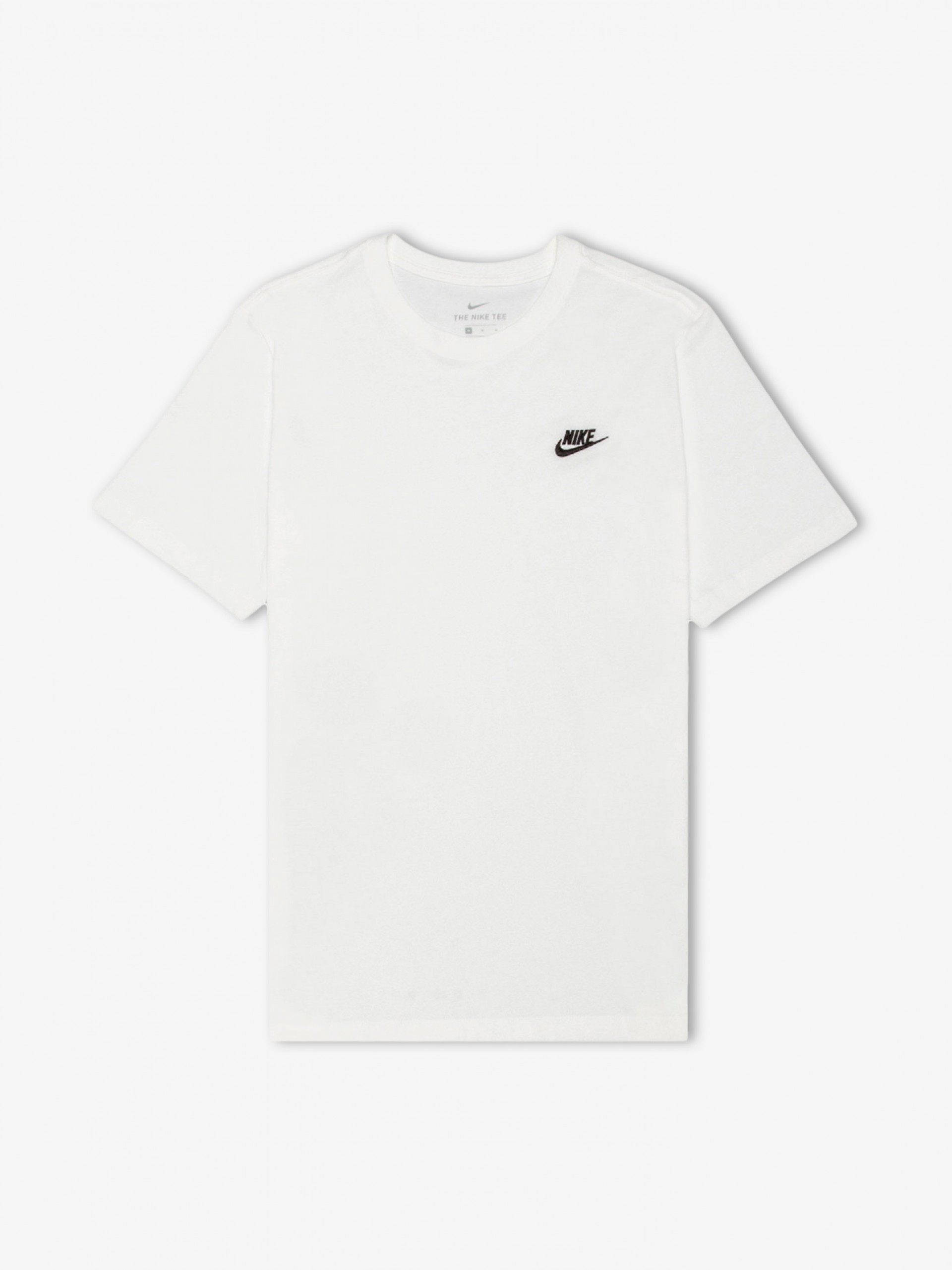 Camiseta Nike Sportswear Club Blanca Para Hombre