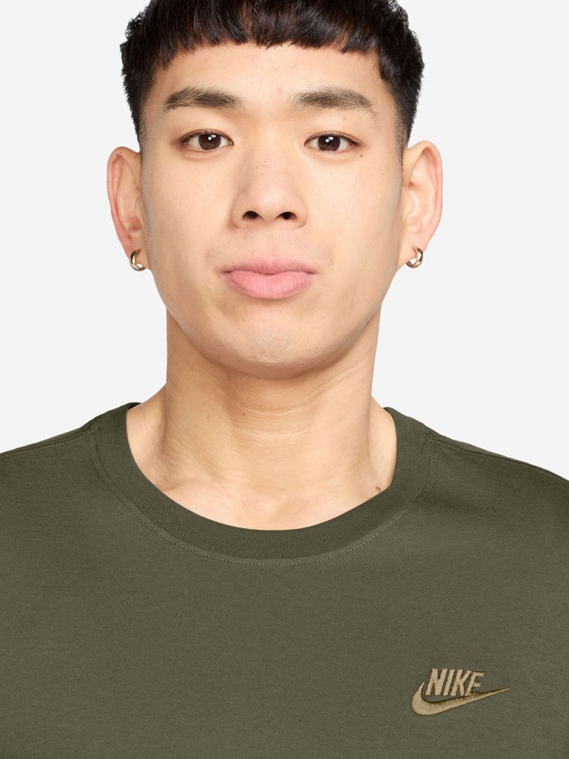 T-shirt Nike Sportswear Club Verde Para Homem