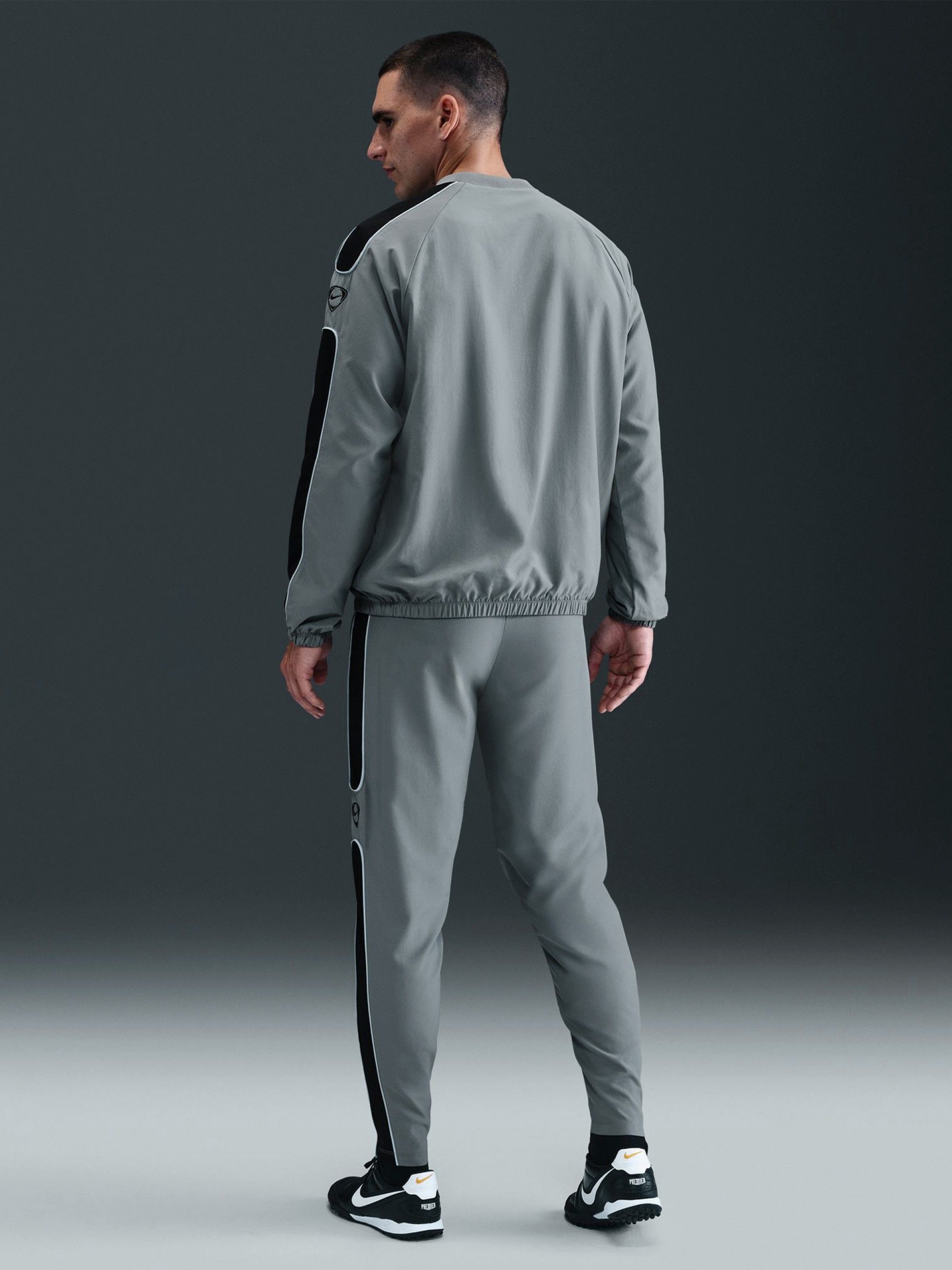 Pantalones de Fútbol Nike Dri-FIT Academy Grises Para Hombre