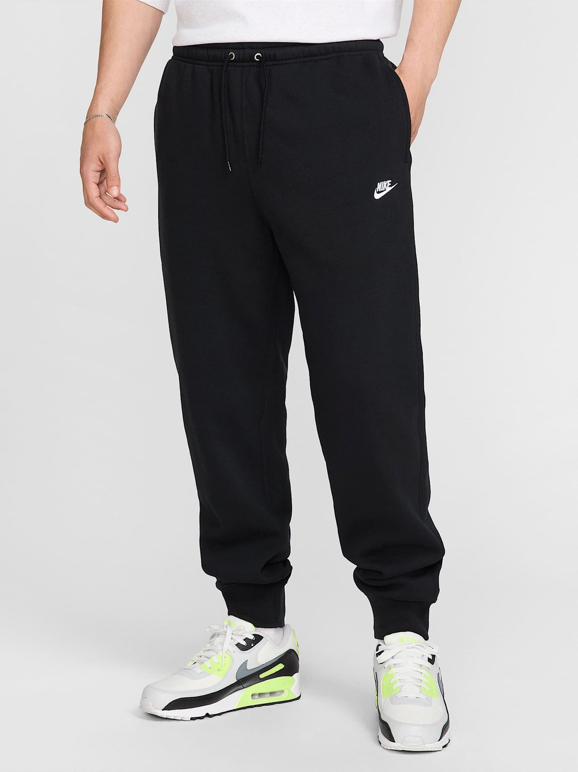 Nike Club Joggers Black Trousers For Men