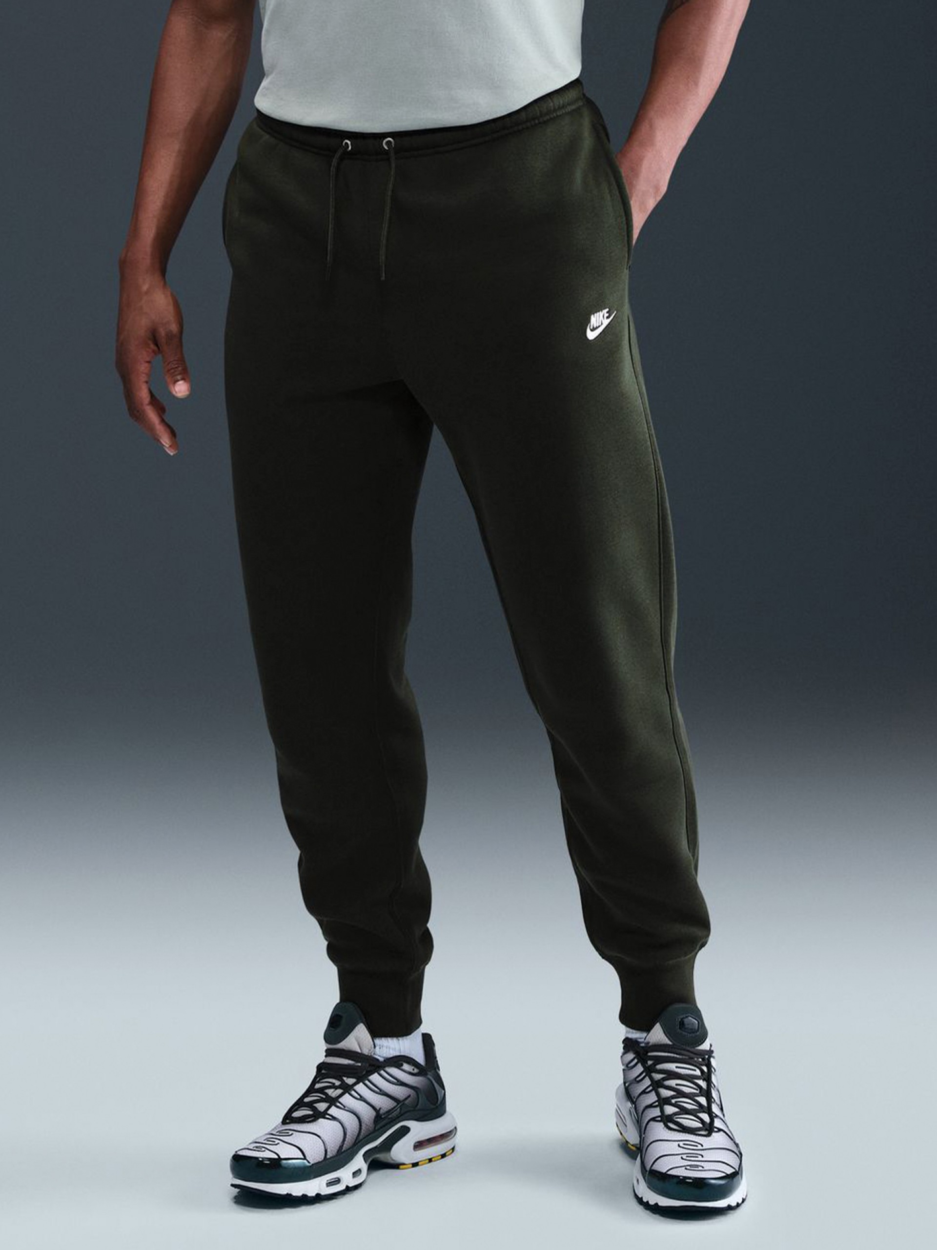 Pantalones Nike Club Joggers Verdes Para Hombre