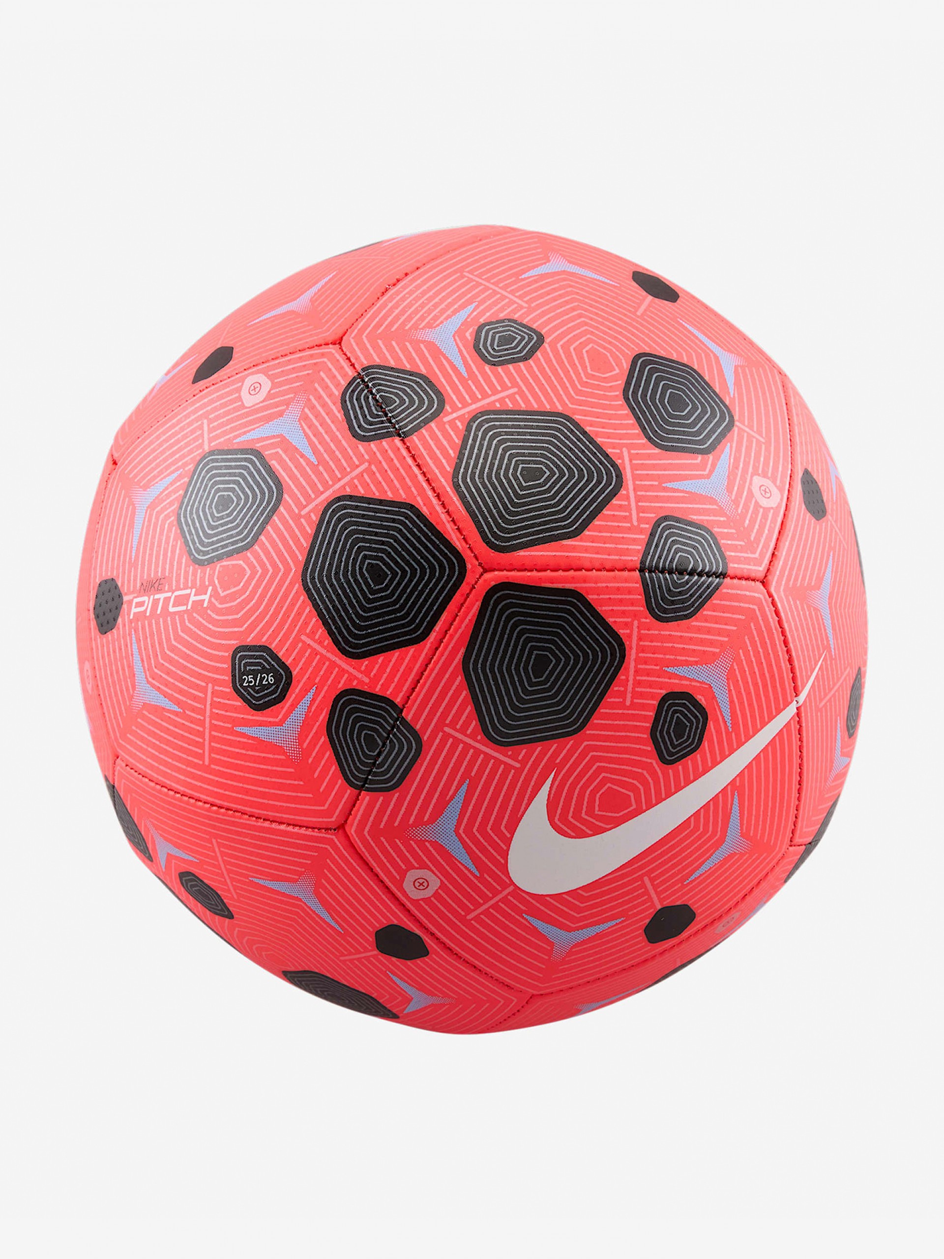 Nike Pitch 25 Red and Black Ball