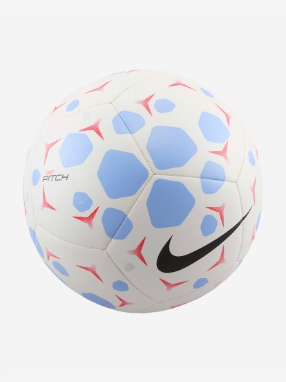 Bola Nike Pitch 25 Branca e Azul