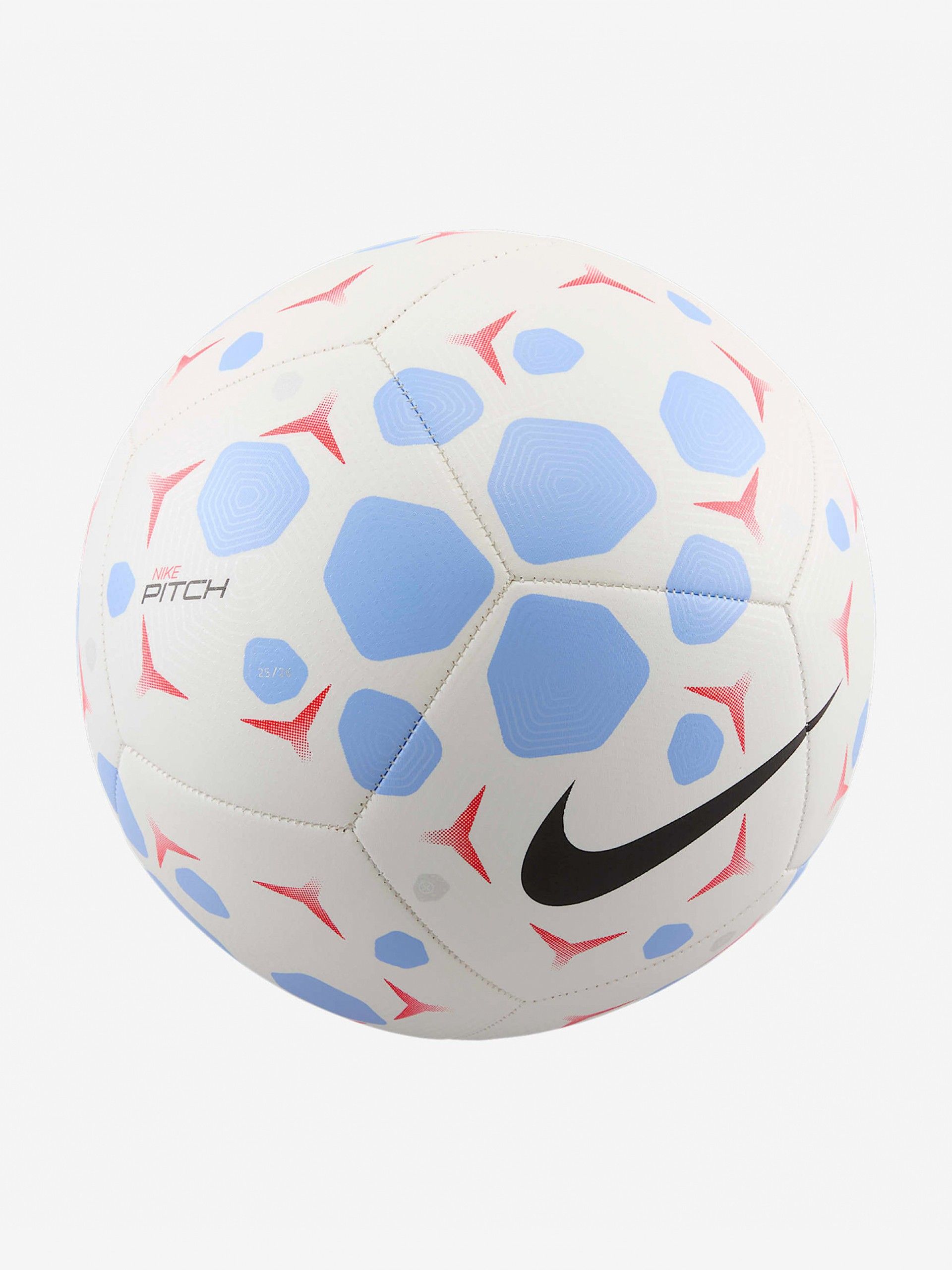 Nike Pitch 25 White and Blue Ball