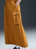 Nike Sportswear Loose Cargo Camel Midi Skirt For Women